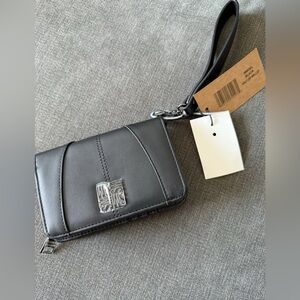 Steve Madden Gray Wristlet with Strap